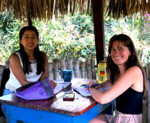 Spanish lessons in the palapa